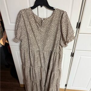Leopard Print Women's Dress